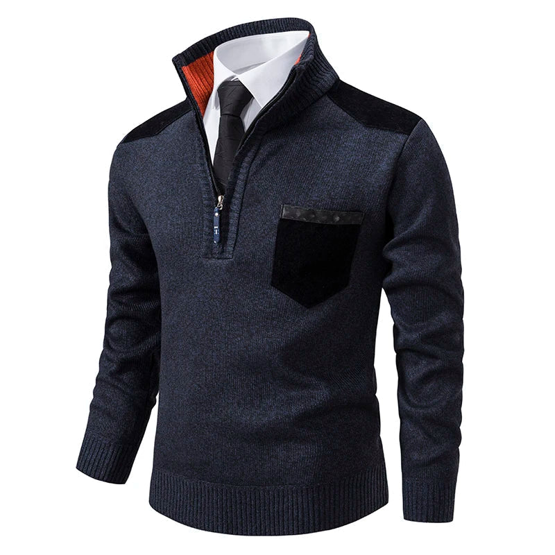 Clinton – Elegante pullover a mezza zip