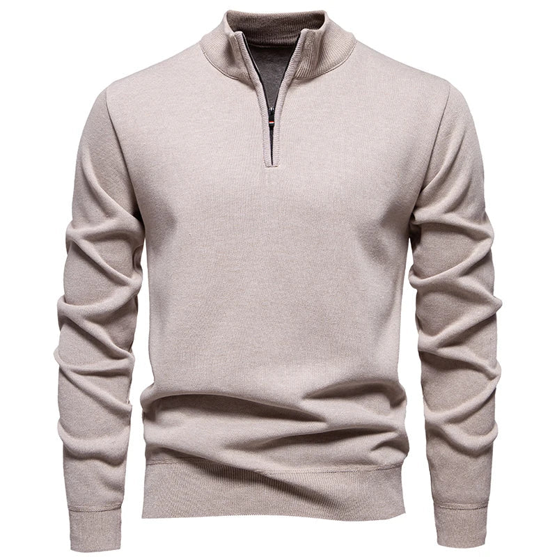 Brompton –  Maglione a Mezzo Zip Raffinato