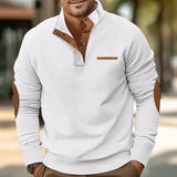 Davenport –  Pullover a mezze bottoni con tasca