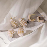 Boucles d'oreilles en perles classiques - Ottanta percento
