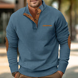 Davenport –  Pullover a mezze bottoni con tasca