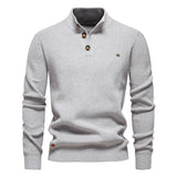 Lilian - Maglione da uomo con design a bottoni