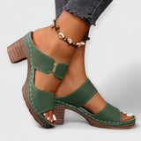 SHARA | Sandali ortopedici con tacco a blocco