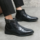 Dylan | Stivaletti con fibbia in similpelle