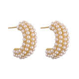 Boucles d'oreilles en perles classiques - Ottanta percento