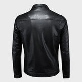 Darius  - Giacca in pelle premium stile moto