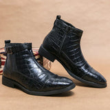 Dylan | Stivaletti con fibbia in similpelle