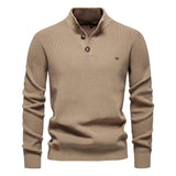 Lilian - Maglione da uomo con design a bottoni