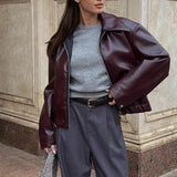 Giacca in pelle Romy