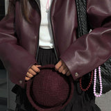 Giacca in pelle Romy