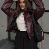 Giacca in pelle Romy