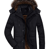 Giacca Invernale Con Cappuccio in Cotone