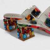 Katie | Tacchi di lusso ortopedici con gioco di colori