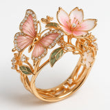 Bague Zirkonia Papillon Natur Ljus - Ultima Offerta Sconto