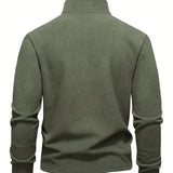 Langford – Pullover in Fleece con Mezzo Zip