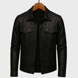 Darius  - Giacca in pelle premium stile moto