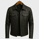 Darius  - Giacca in pelle premium stile moto