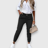 Lina – Pantaloni jogger slim fit in stile business