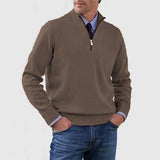 Howard  –  Pullover a mezza zip raffinato