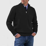 Howard  –  Pullover a mezza zip raffinato