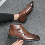 Parker | Stivali doppi Monk-strap in similpelle