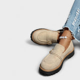 Esma | Mocassini casual con punta arrotondata