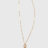 Bailey | Collana con Pendente in Perla Dorata
