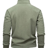 Langford – Pullover in Fleece con Mezzo Zip
