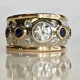 Bague Vintage en Zirconia Guldinlagt - Sconto Fino All'80%