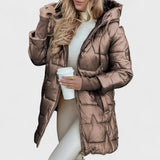 Nolwen - Cappotto invernale elegante con cappuccio