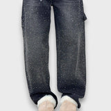 Nolene – Jeans con finitura scintillante e carattere urbano