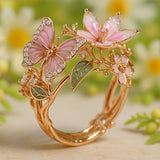 Bague Zirkonia Papillon Natur Ljus - Ultima Offerta Sconto
