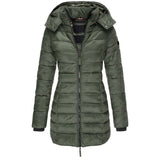 Elise | Cappotto lungo in piuma