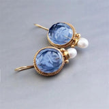 Boucles d'oreilles classiques en perles Sophia - Sconto 80